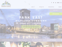Tablet Screenshot of parkeastmke.com